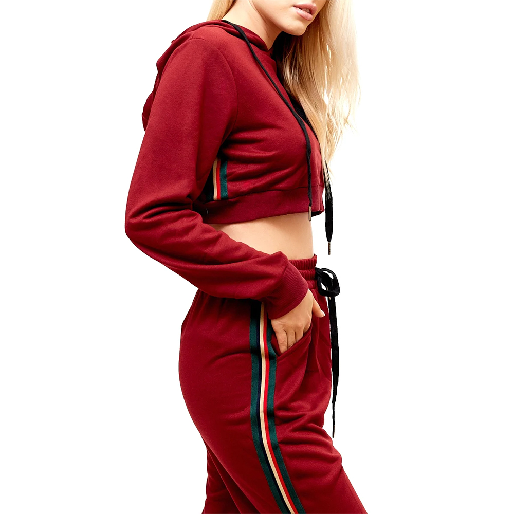 Women's Crop Hoodies Sets